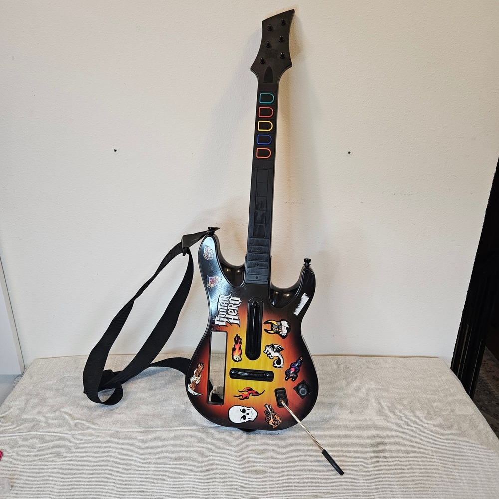 Guitar Hero World Tour Wii Wireless Guitar Controller RedOctane 95455.805